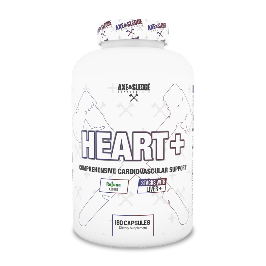 Axe & Sledge HEART+ 180 Capsules GET YOK'D NUTRITION