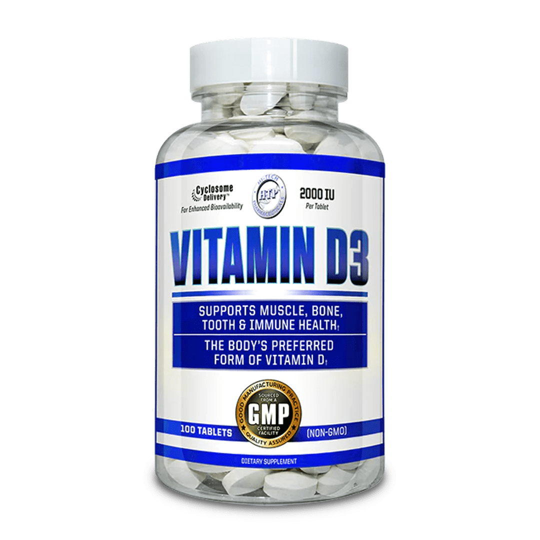 Hi-Tech Pharmaceuticals - Vitamin D3 (2000iu) - 100 Tablets