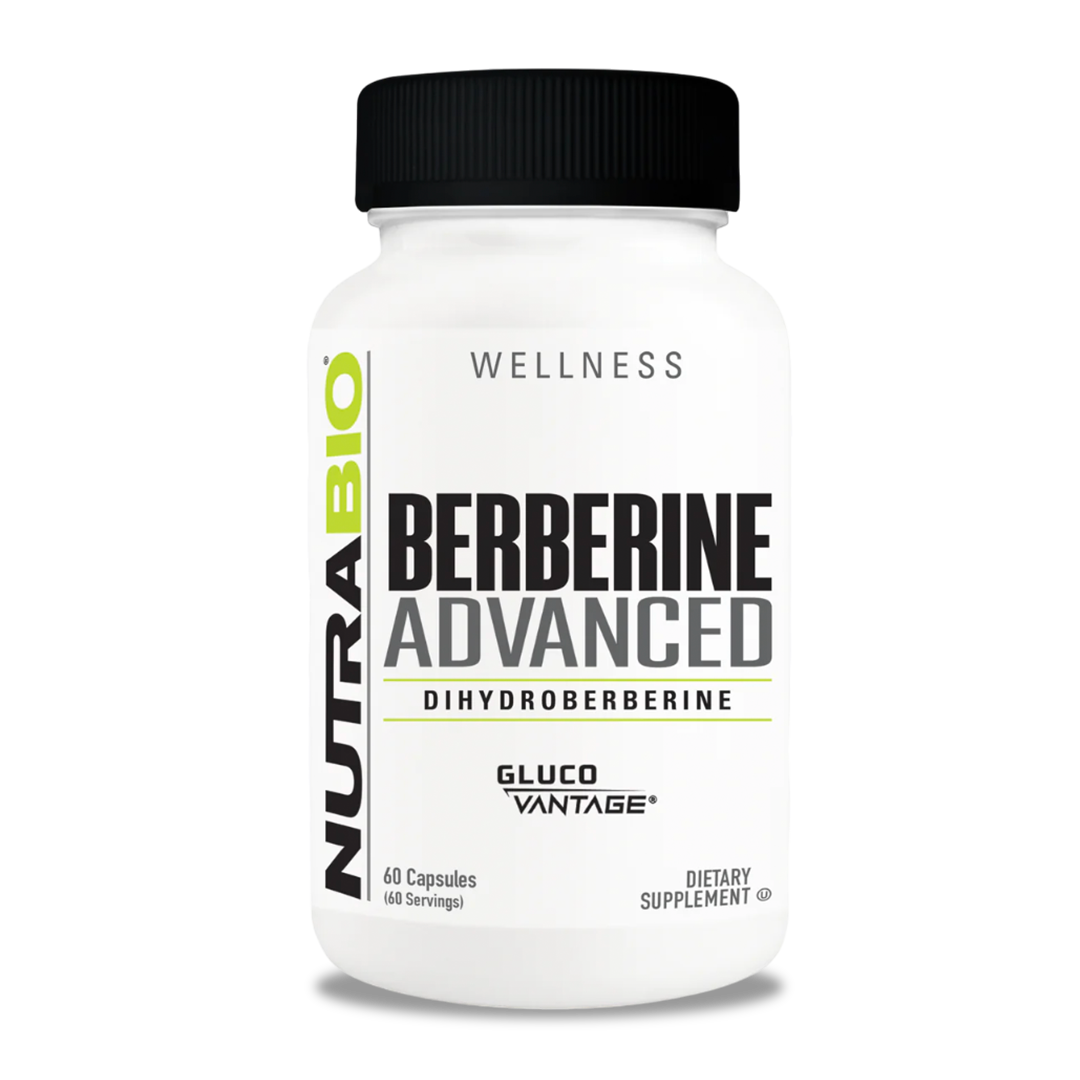 NutraBio Berberine Advanced 60 Capsules Get Yok'd Nutrition