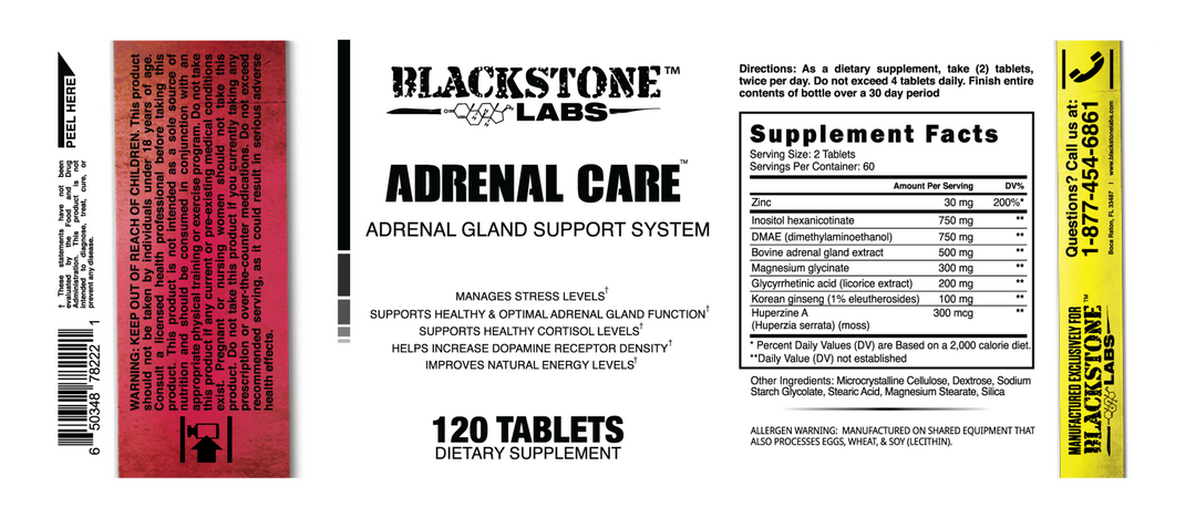 Blackstone Labs - ADRENAL CARE 120 Tablets-