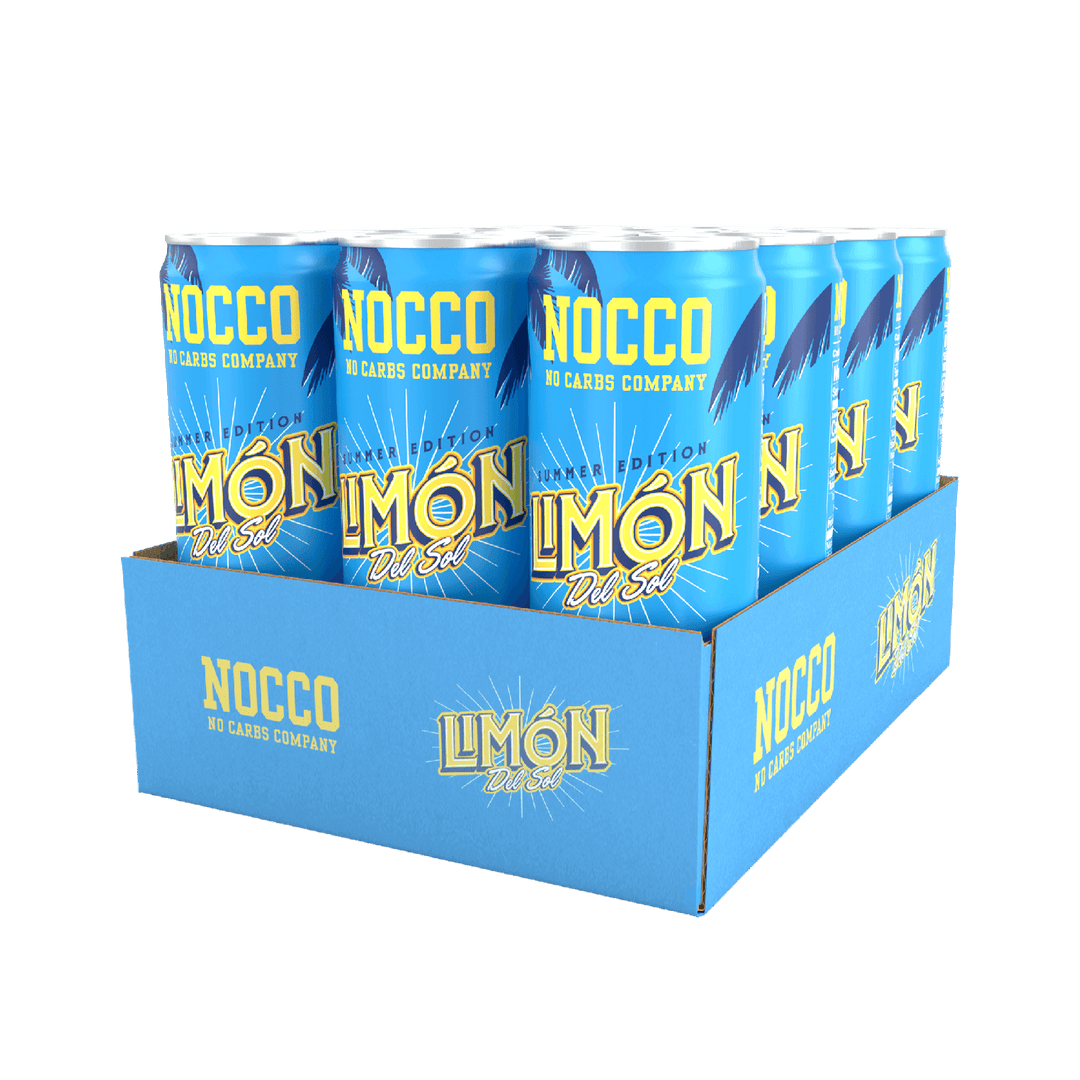 No Carbs Company - NOCCO BCAA with Caffeine-Single-Summer Edition: Limon Del Sol-