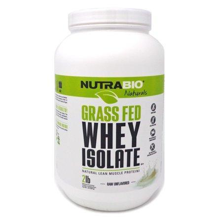 NutraBio - GRASS FED WHEY ISOLATE-2 Lbs-Raw/Unflavored-