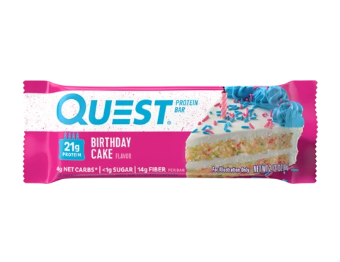 Quest Nutrition - PROTEIN BARS-Single Bar-Birthday Cake-