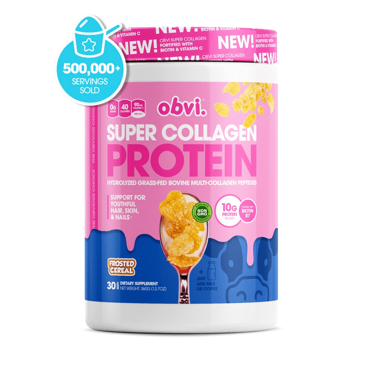 obvi SUPER COLLAGEN PROTEIN-30 Servings-Frosted Cereal-