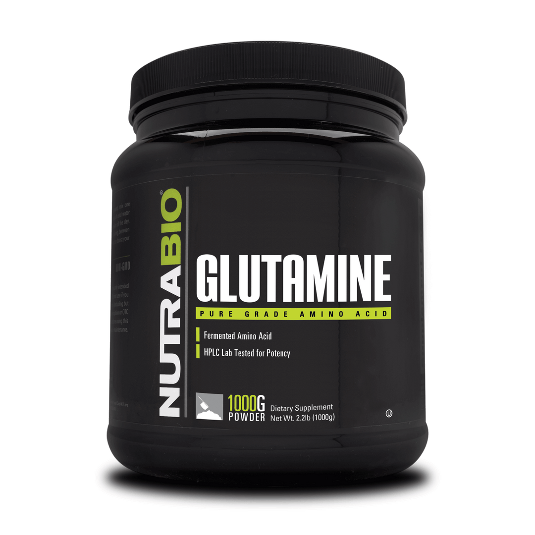 NUTRABIO GLUTAMINE POWDER Pure Grade Amino Acid 100 Serving 