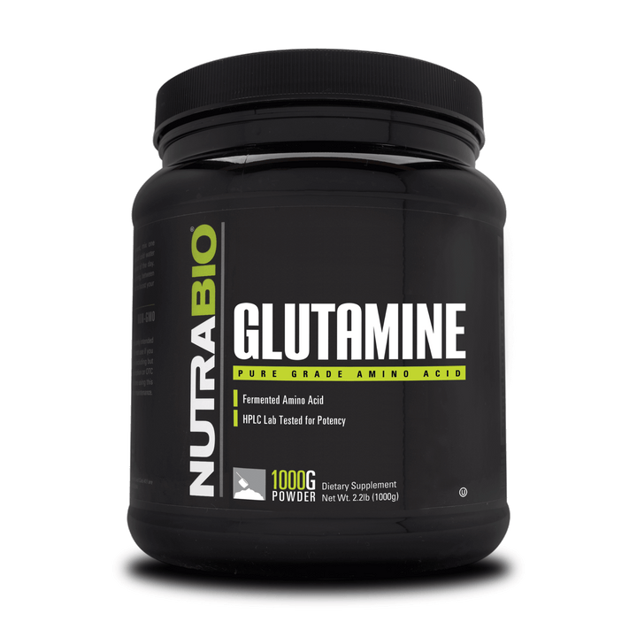 NUTRABIO GLUTAMINE POWDER Pure Grade Amino Acid 100 Serving 