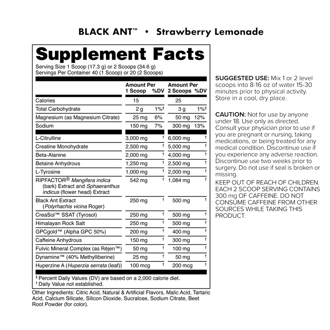 Bucked Up - Black Ant