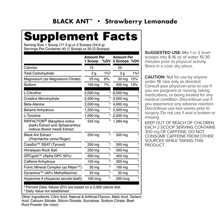 Bucked Up - Black Ant