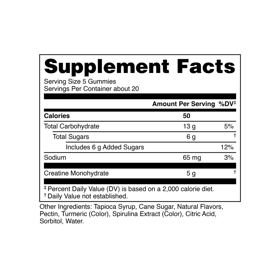 Bucked Up - Creatine Gummy Bucks