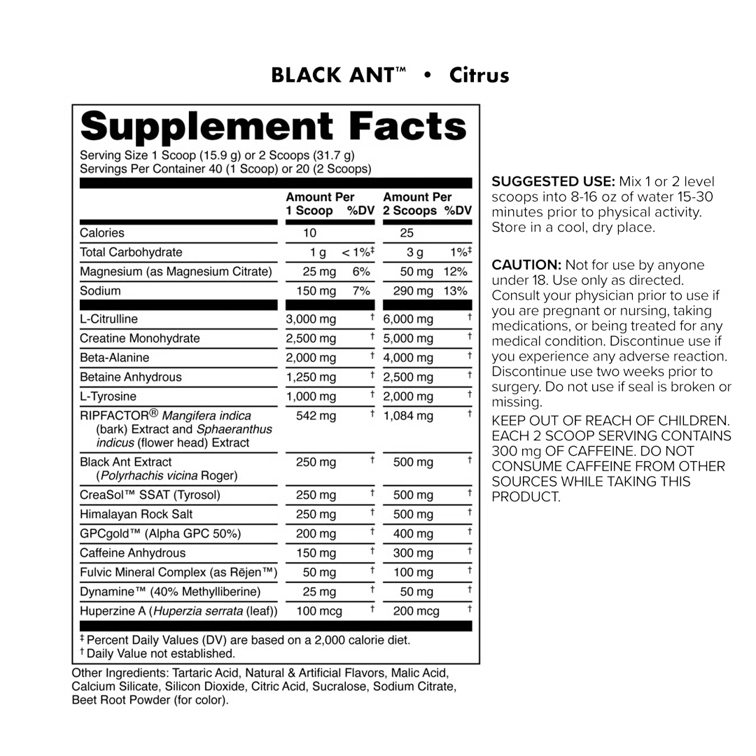 Bucked Up - Black Ant