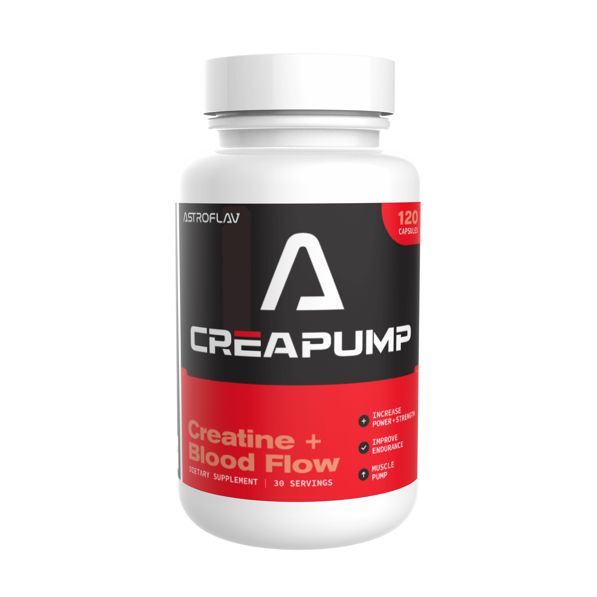 AstroFlav CREA+PUMP 120 Capsules Get Yok'd Nutrition
