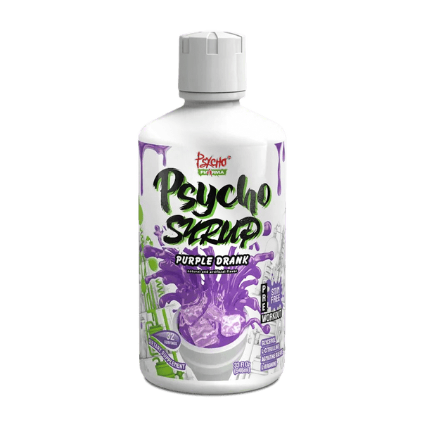Psycho Pharma Psycho Syrup Liquid Glycerol Pump Pre-Workout Purple