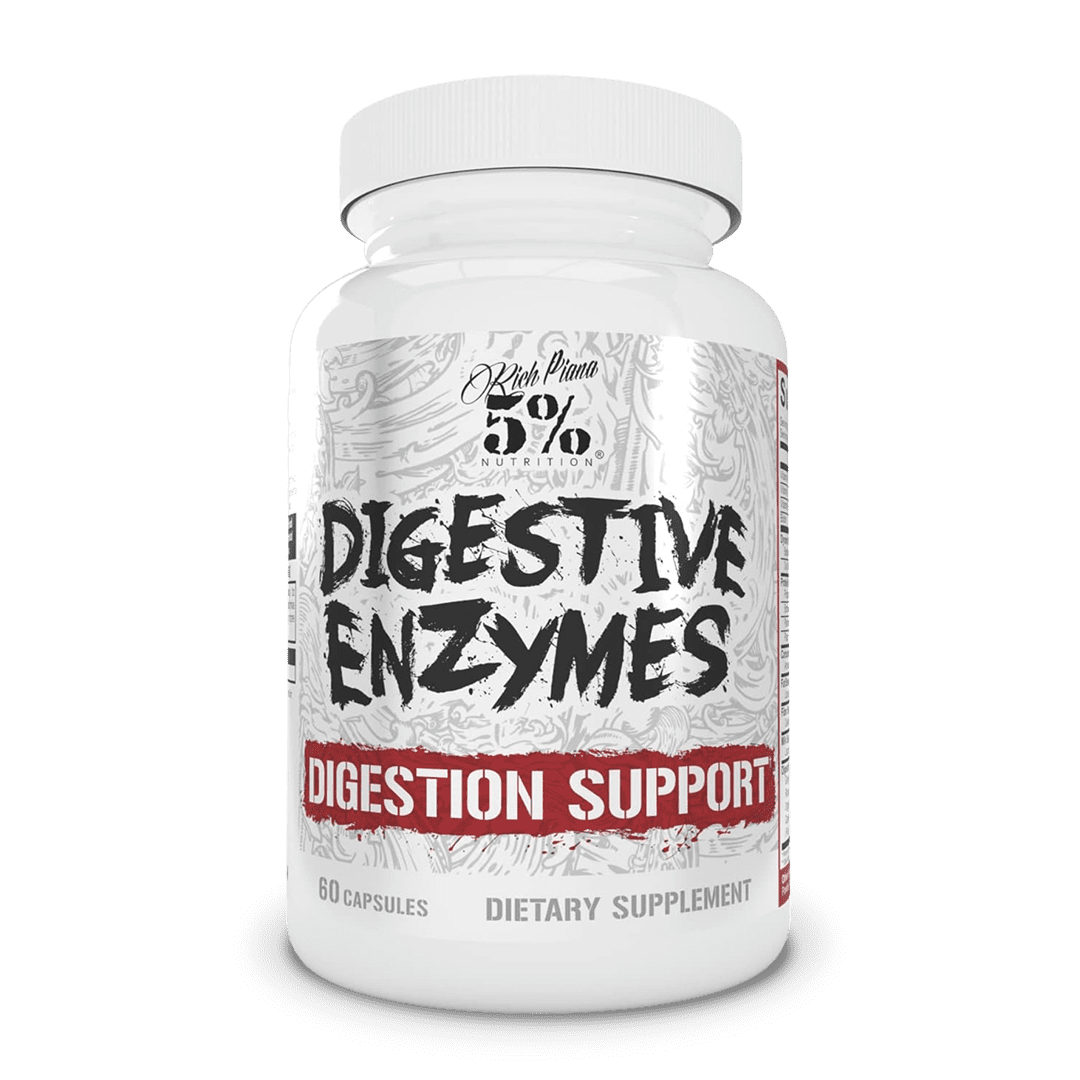 5% Nutrition - Digestive Enzymes - 60 Capsules