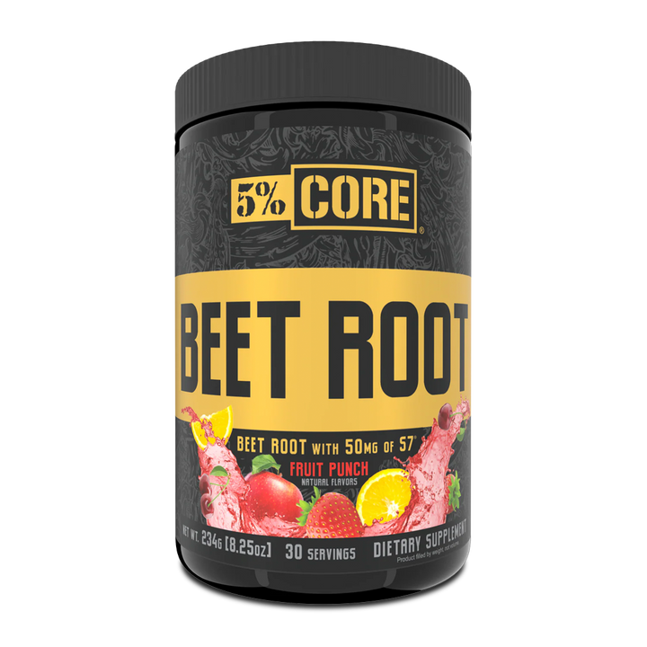 5% Nutrition - 5% Core: Beet Root Powder - 30 Servings - Fruit Punch