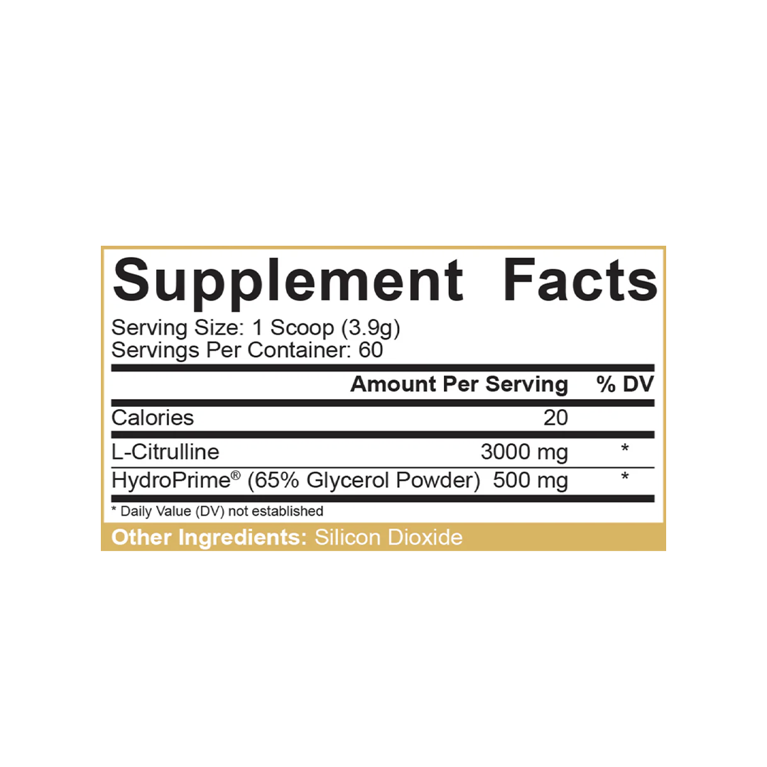 5% Nutrition - 5% Core L-CITRULLINE 3000 Unflavored 60 Servings