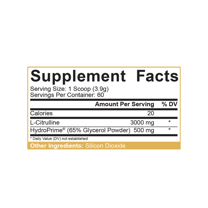 5% Nutrition - 5% Core L-CITRULLINE 3000 Unflavored 60 Servings