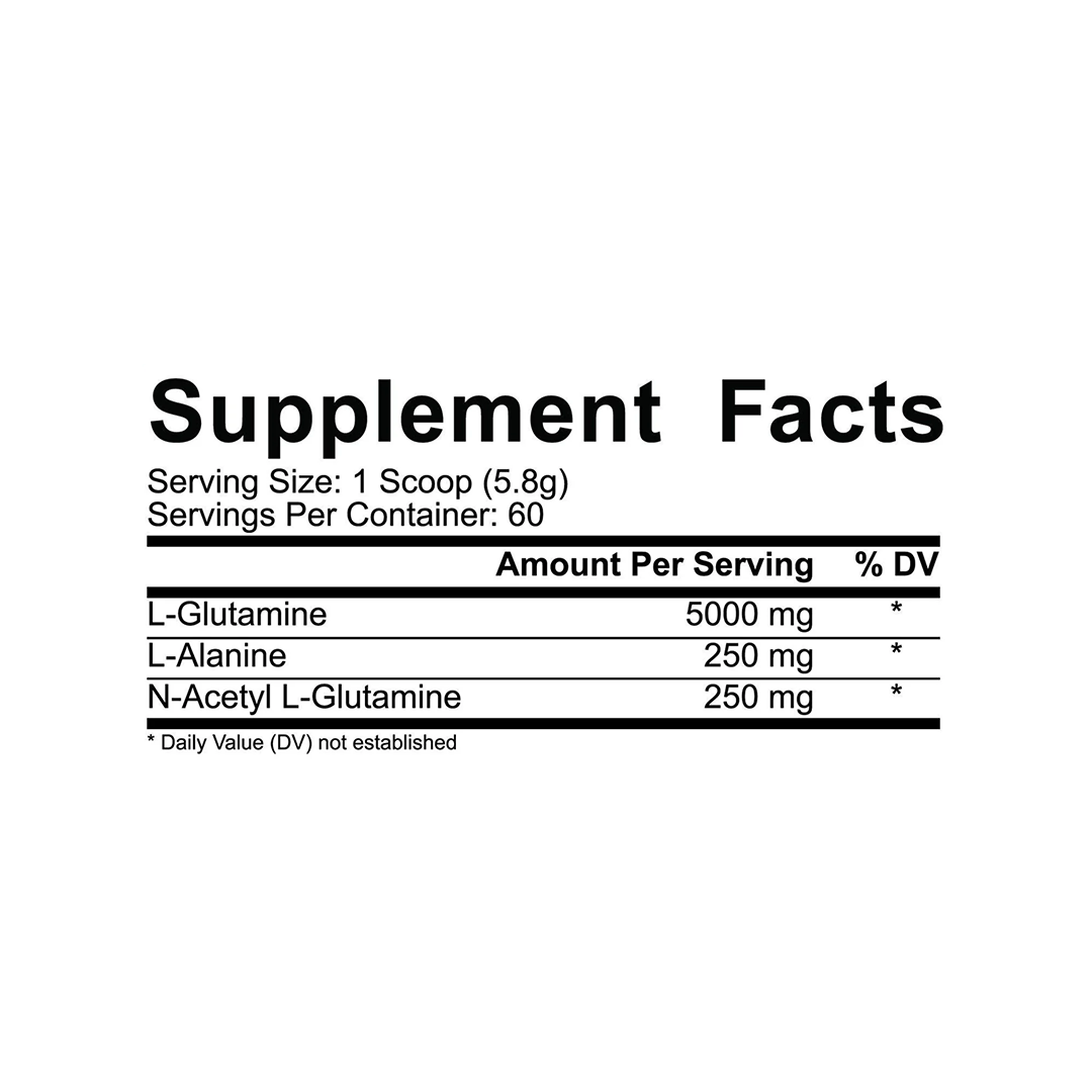 5% Nutrition - 5% Core L-GLUTAMINE 5000 - Unflavored - 60 Servings