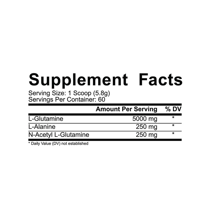 5% Nutrition - 5% Core L-GLUTAMINE 5000 - Unflavored - 60 Servings