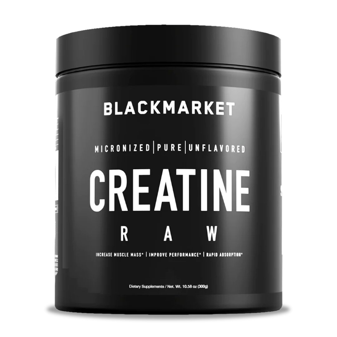 BlackMarket Labs - CREATINE MONOHYDRATE - 60 Servings - Unflavored