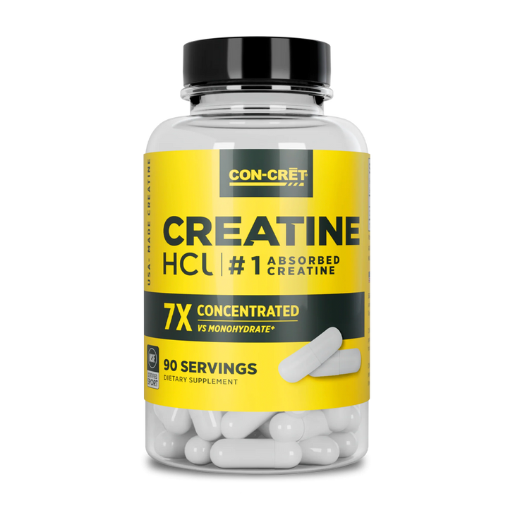 Con-Cret - Creatine HCL Capsules - 90 Capsules
