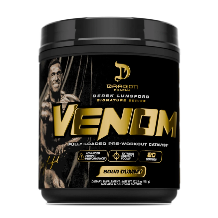 Dragon Pharma Venom, Sour Gummy, 20 Servings