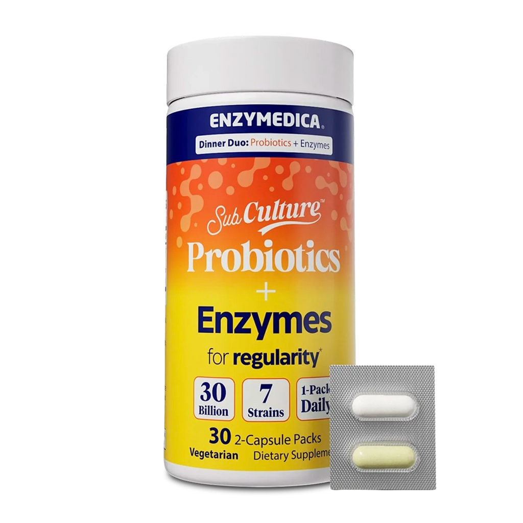 Enzymedica - SubCulture: Probiotics + Enzymes for Regularity