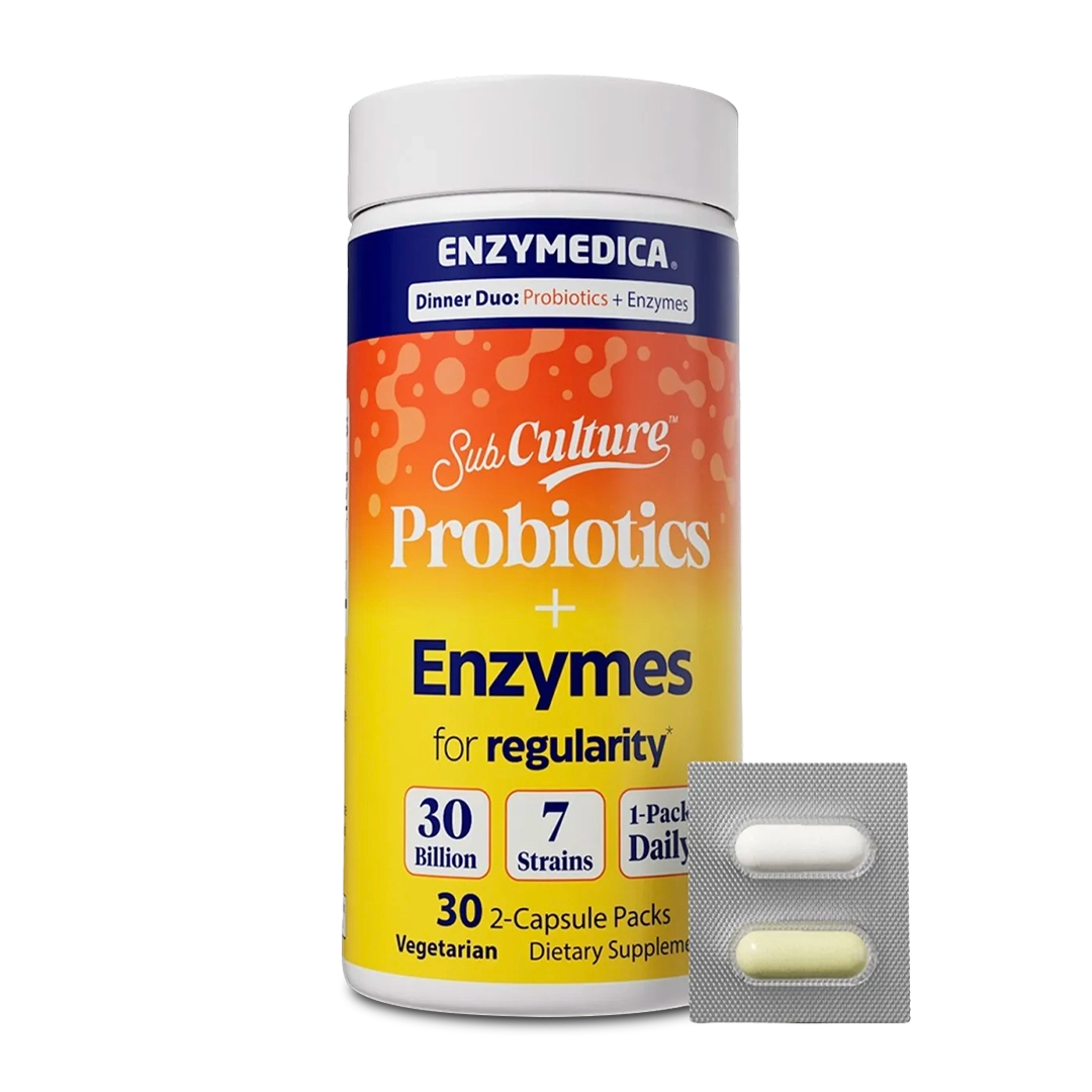 Enzymedica - SubCulture: Probiotics + Enzymes for Regularity
