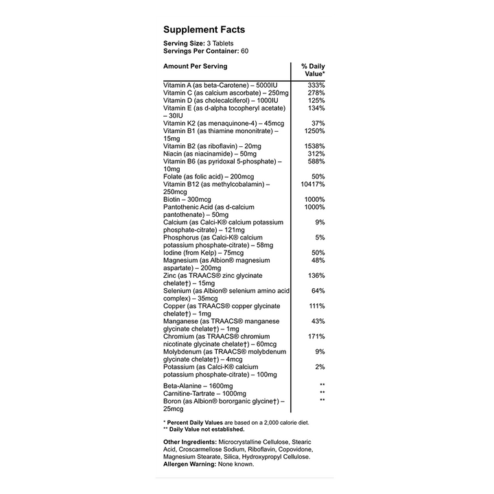 Gaspari Nutrition - Anavite 180 Tablets