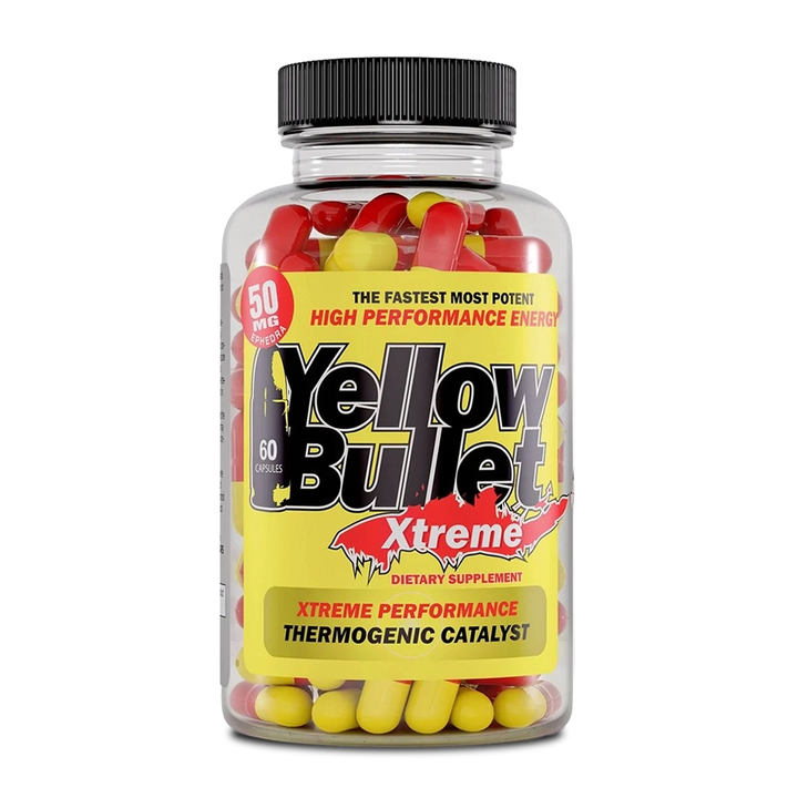 HardRock Supplements - Yellow Bullet Xtreme - 60 Capsules