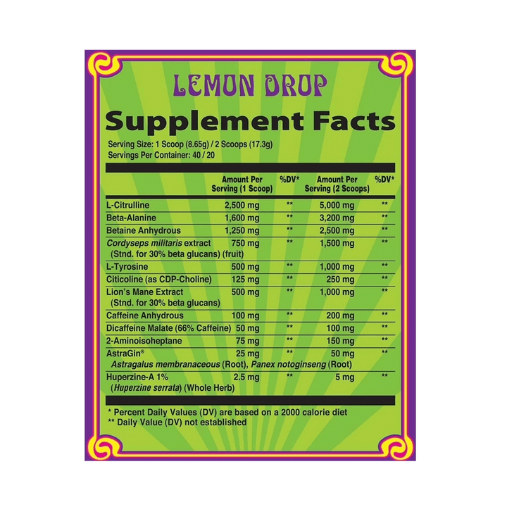 Heroic Harvest - Escape Pre-Workout