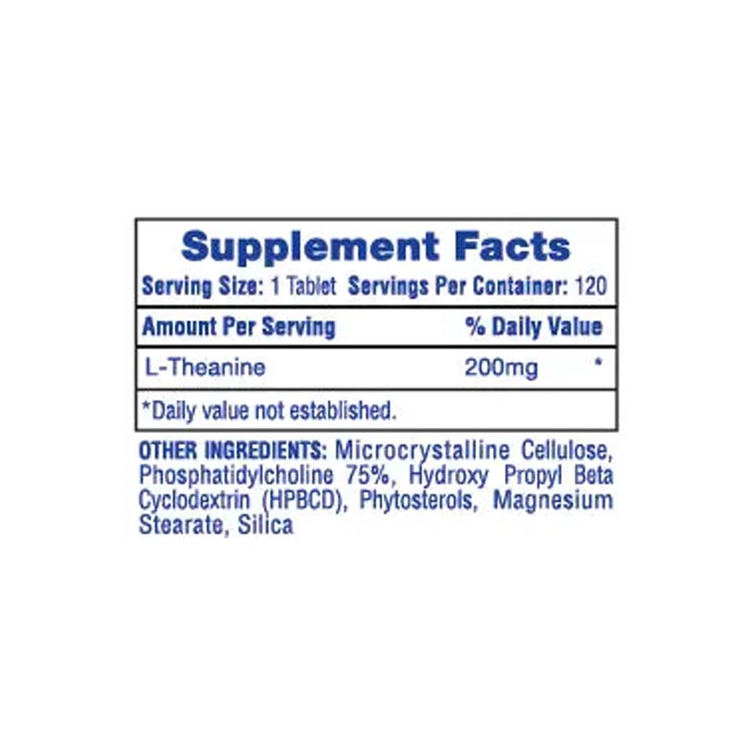 Hi-Tech Pharmaceuticals - L-Theanine - 120 Tablets