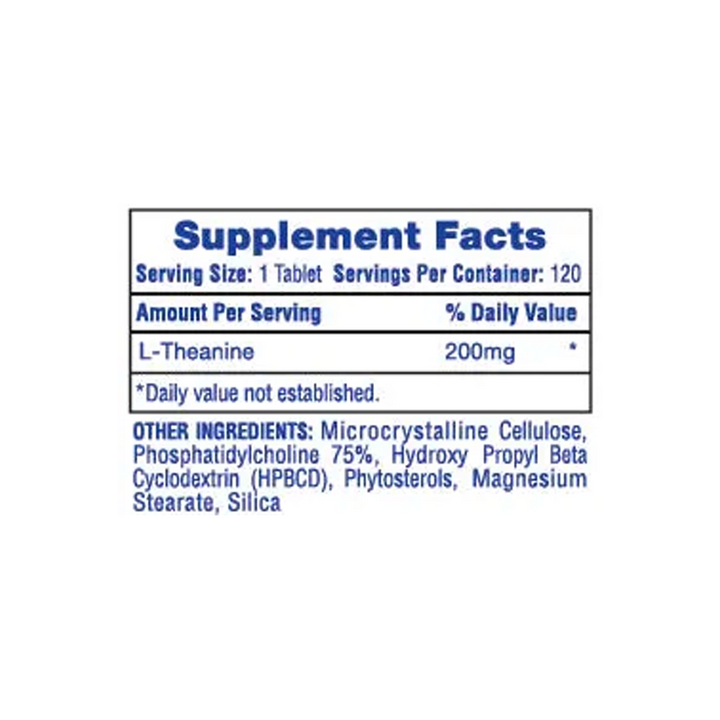 Hi-Tech Pharmaceuticals - L-Theanine - 120 Tablets