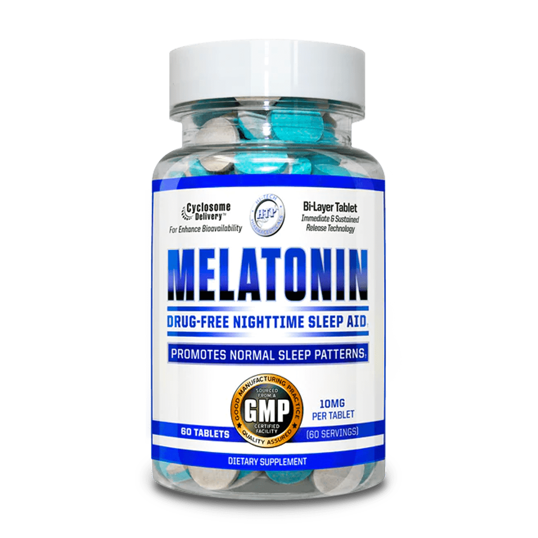 Sleepatonin Hi-Tech Pharmaceuticals Melatonin 10mg Bi-Layer Dual Release Sleep Aid ...