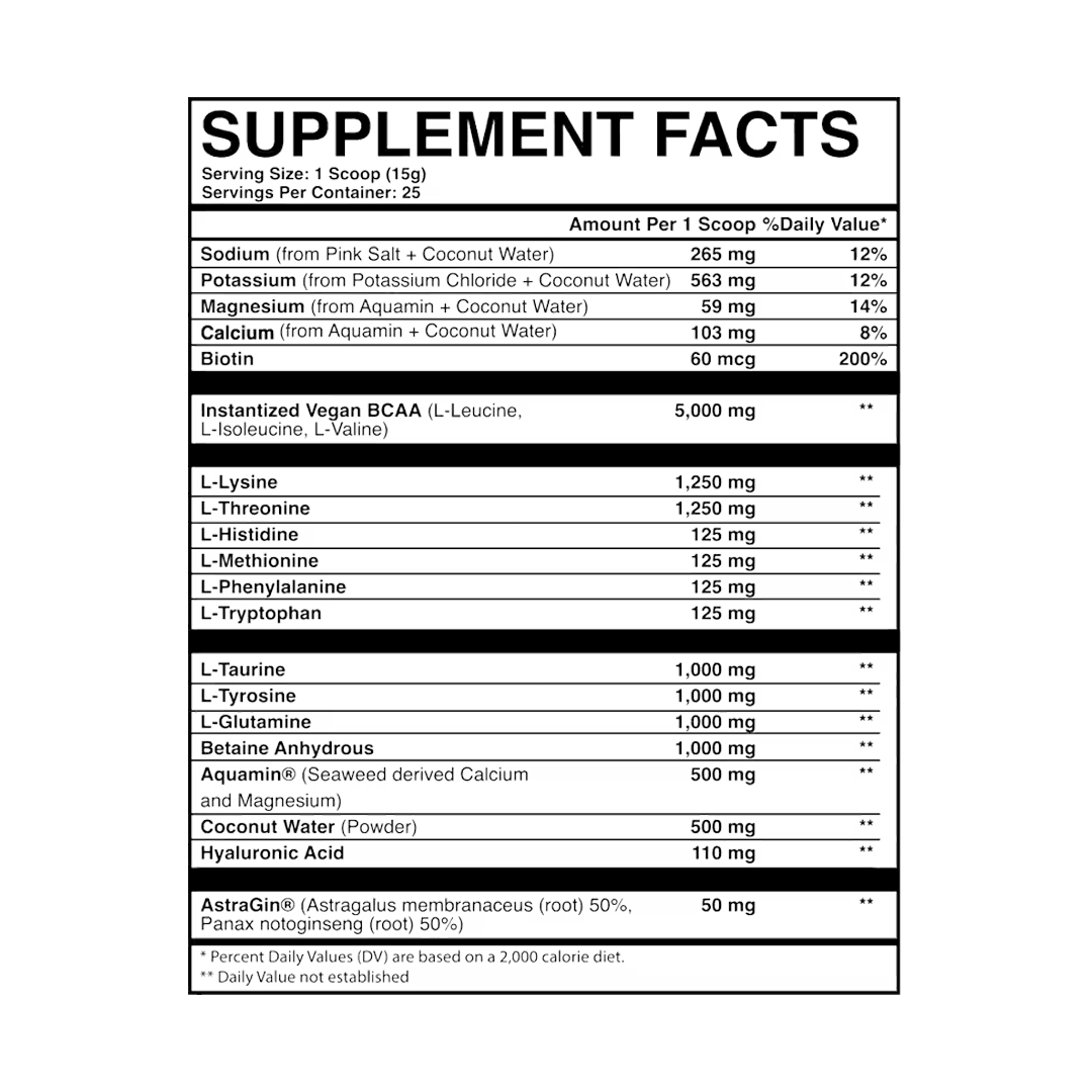 Inspired Nutraceuticals - Amino v2