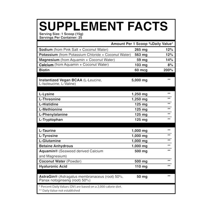 Inspired Nutraceuticals - Amino v2