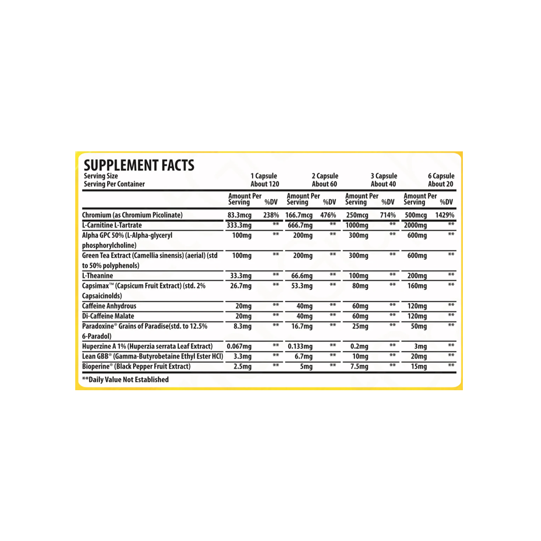 HTLT - G Shred - 120 Capsules