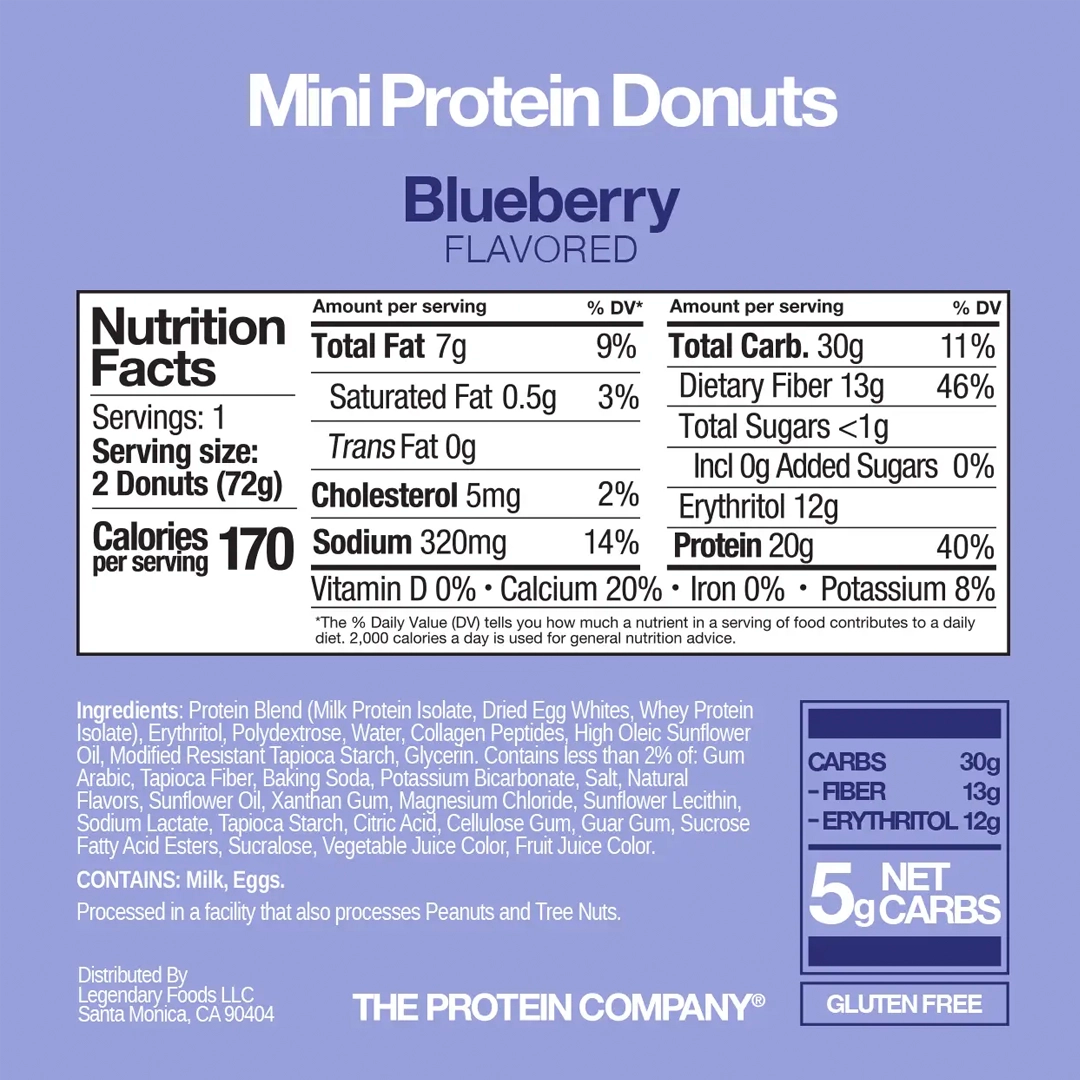 Legendary Foods - Mini Protein Donuts