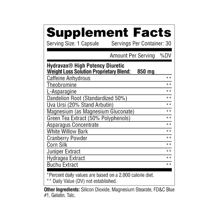 Metabolic Nutrition - Hydravax - 30 Capsules