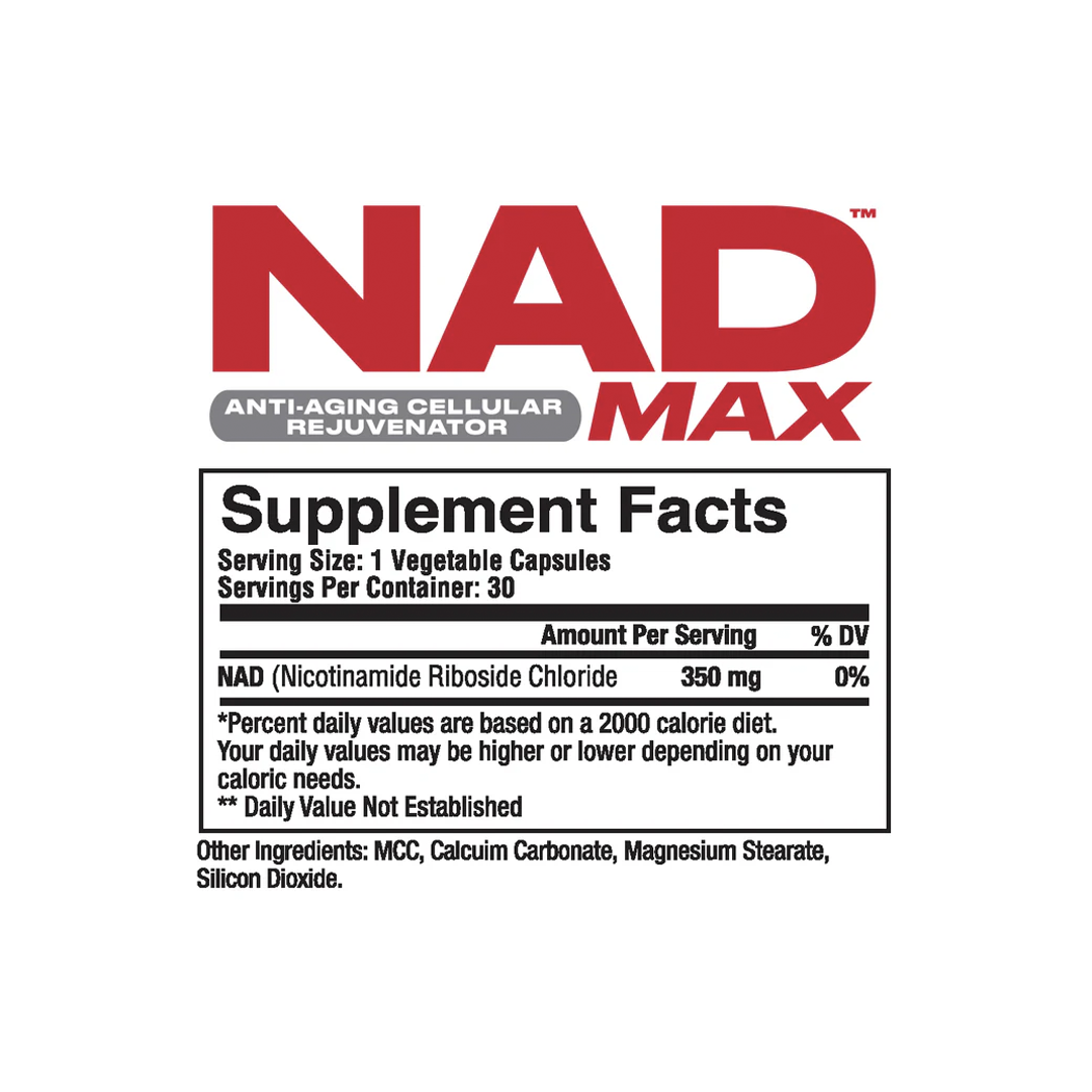 Metabolic Nutrition NAD MAX 30 Capsules