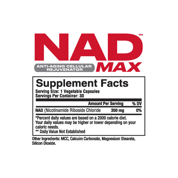 Metabolic Nutrition NAD MAX 30 Capsules