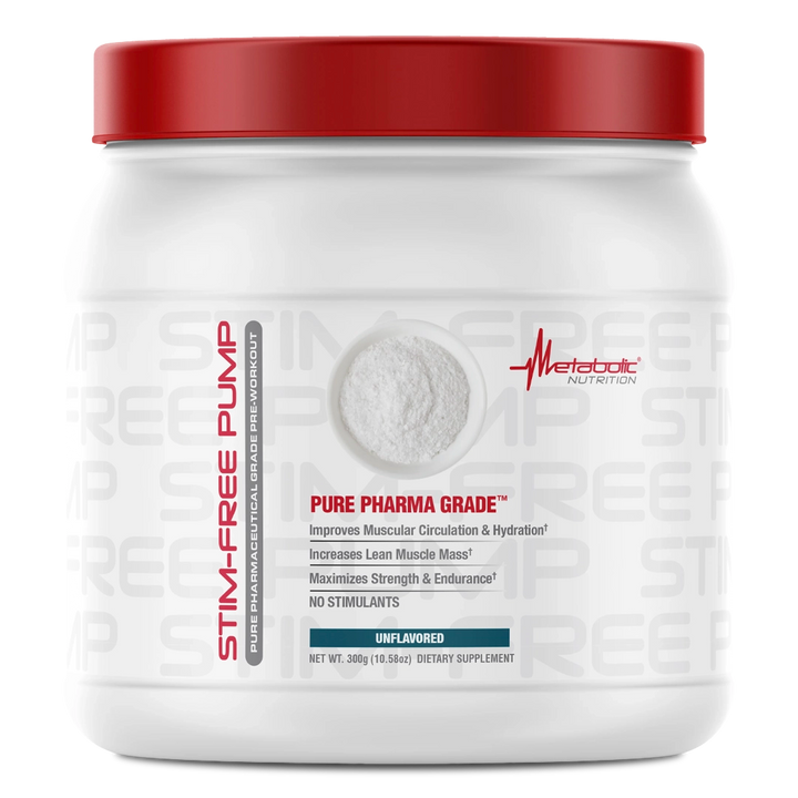 Metabolic Nutrition - Stim-Free Pump - 30 Servings Unflavored