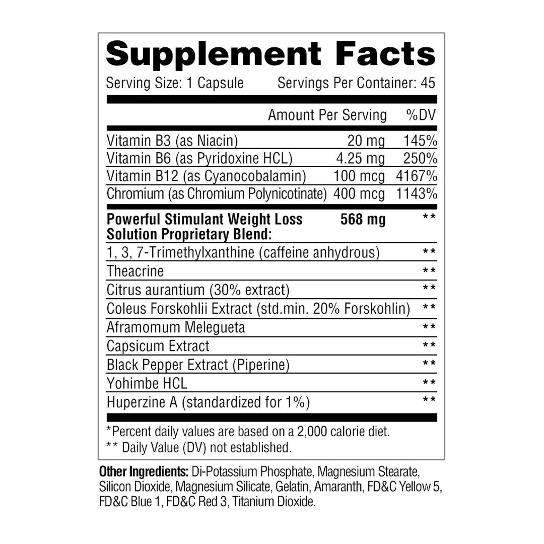 Metabolic Nutrition - StimuLean - 45 Capsules