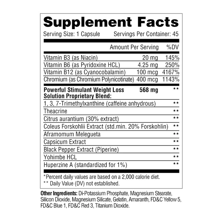Metabolic Nutrition - StimuLean - 45 Capsules