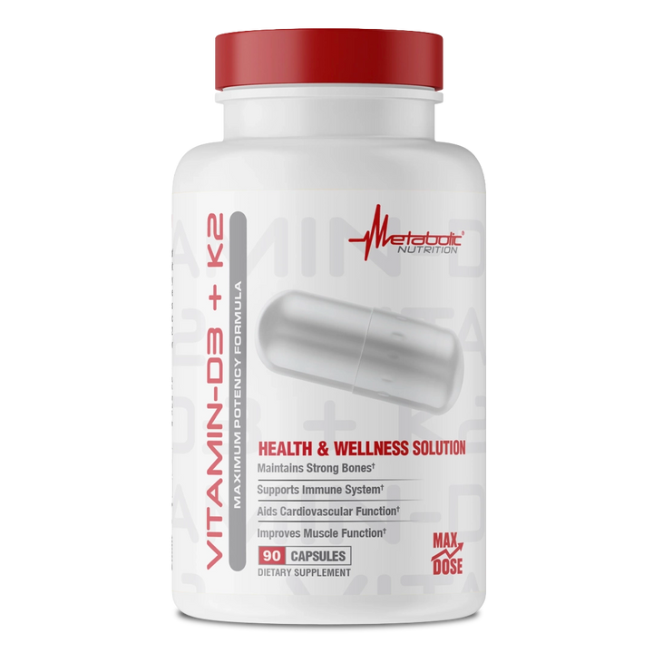 Metabolic Nutrition - Vitamin D3+K2 - 90 Capsules