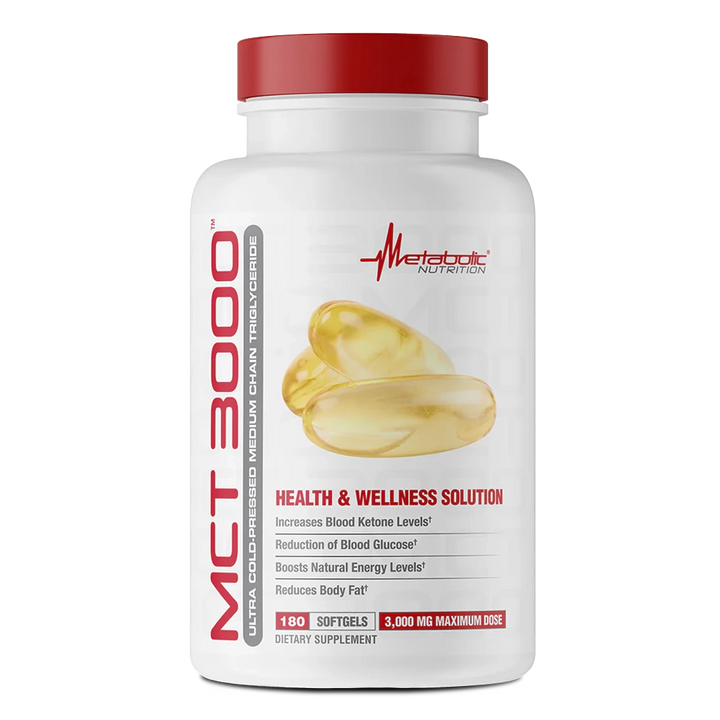 Metabolic Nutrition - MCT 3000 - 180 Softgels