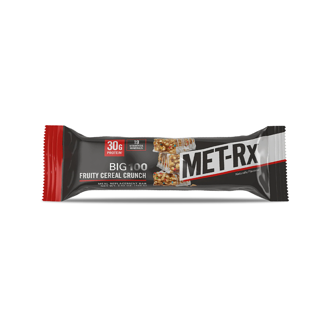 met rx l carnitine MET-Rx Big 100 Meal Replacement Bar Super Cookie Crunch