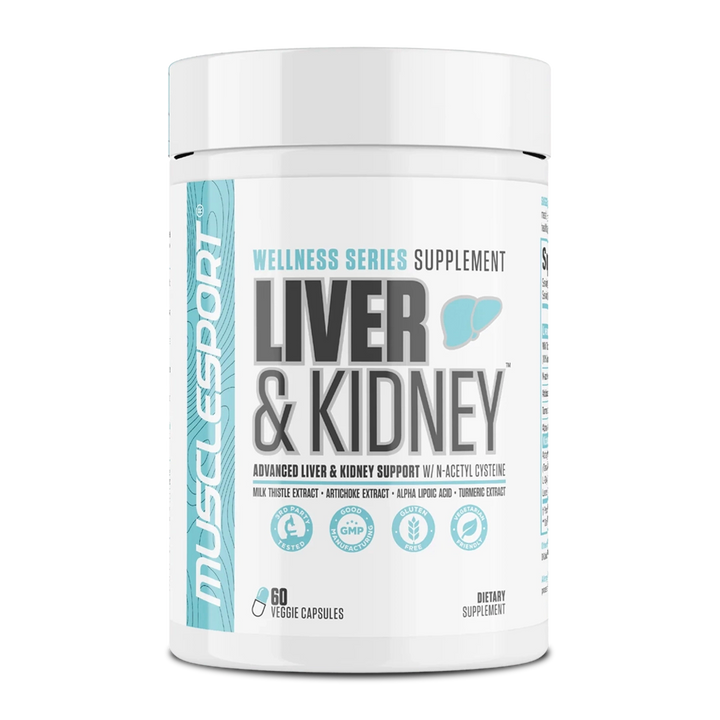 MuscleSport - Liver &amp; Kidney - 60 Capsules
