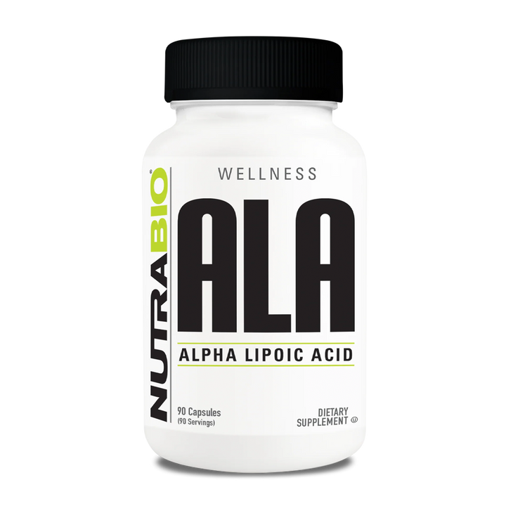 NutraBio - Alpha Lipoic Acid - ALA  - 90 Capsules