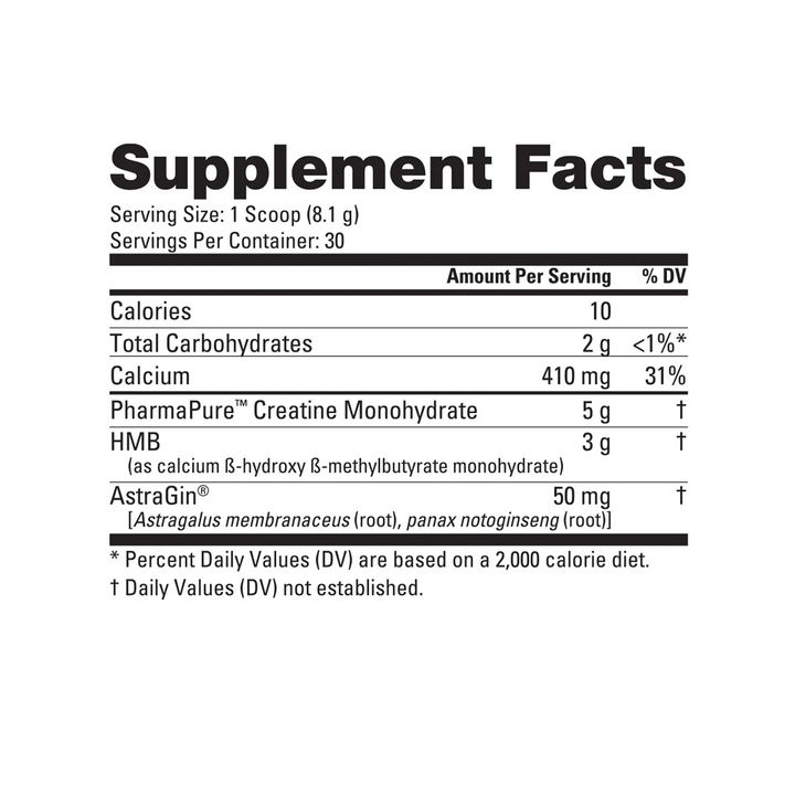 NutraBio - Creatine + HMB