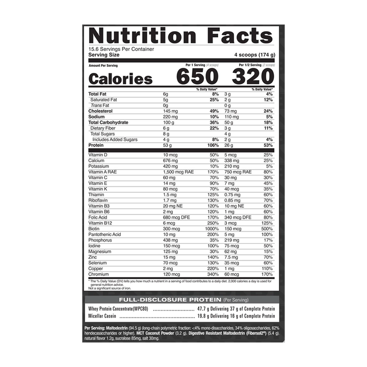 NutraBio - Extreme Mass